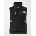 The North Face - Reversible Embroidered Quilted Shell Down Vest - Black - small