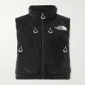 The North Face - Reversible Embroidered Quilted Shell Down Vest - Black - medium