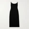 Faithfull - + Net Sustain Palermo Crinkled Linen-blend Maxi Dress - Black - medium