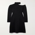 Ferragamo - Cutout Stretch-knit Midi Dress - Black - small