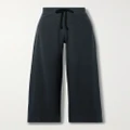 James Perse - Waffle-knit Cotton And Cashmere-blend Track Pants - Gray - 0