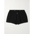Dion Lee - Parachute Organic Cotton-blend Twill Shorts - Black - UK 10