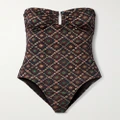 Ulla Johnson - Monterey Strapless Printed Swimsuit - Multi - small
