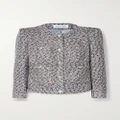 Veronica Beard - Ferazia Metallic Button-embellished Tweed Jacket - Silver - US0