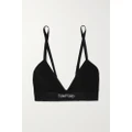 TOM FORD - Stretch-modal Jersey Soft-cup Triangle Bra - Black - large