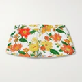 Stella McCartney - + Net Sustain Floral-print Twill Shorts - Yellow - IT34