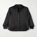 TOM FORD - Silk-satin Shirt - Black - IT36