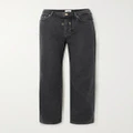 GANNI - + Net Sustain Izey High-rise Wide-leg Organic Jeans - Black - 25