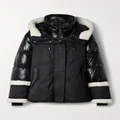 Mackage - + Net Sustain Cyrah Hooded Faux Shearling-trimmed Quilted Recycled-twill Down Ski Jacket - Black - x small