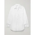 Acne Studios - Cotton-blend Poplin Shirt - White - EU 34