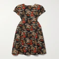 Ulla Johnson - Devon Floral-print Cotton-poplin Midi Dress - Multi - US4