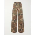 R13 - Camouflage-print Cotton-twill Pants - Army green - 25
