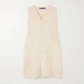 Ralph Lauren Collection - Berke Linen And Silk-blend Canvas Midi Dress - Beige - US2
