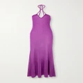 TOM FORD - Jersey Halterneck Maxi Dress - Pink - xx small