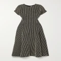 Ulla Johnson - Devon Embroidered Wool-blend Midi Dress - Black - US10