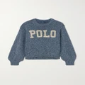 Polo Ralph Lauren - Intarsia Cotton-blend Sweater - Blue - small