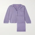 Eberjey - + Net Sustain Gisele Piped Stretch-tencel™ Modal Pajama Set - Purple - x large