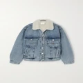 Givenchy - Fleece-lined Denim Jacket - Blue - small
