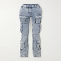 Givenchy - High-rise Straight-leg Cargo Jeans - Blue - 25
