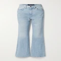 Veronica Beard - Crosbie High-rise Wide-leg Jeans - Light denim - 25