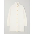 Max Mara - Alcazar Oversized Cable-knit Wool And Cashmere-blend Cardigan - White - large