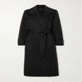 Joseph - Arline Belted Double-breasted Wool And Cashmere-blend Coat - Black - FR44