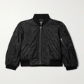 R13 - Quilted Ripstop Bomber Jacket - Black - One size