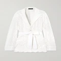 Dolce & Gabbana - Belted Corded Lace Jacket - White - IT36