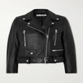 Acne Studios - Belted Leather Biker Jacket - Black - EU 34