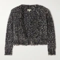 L'AGENCE - Azure Tweed Cardigan - Gray - small
