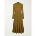 TOM FORD - Jersey Turtleneck Gown - Yellow - x small