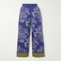 Etro - Floral-print Silk-satin Wide-leg Pants - Blue - IT42
