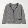 Anine Bing - Dave Striped Knitted Cardigan - Multi - medium