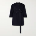 Theory - Double-breasted Wool And Cashmere-blend Coat - Navy - small