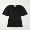 Aje - Hunter Embellished Cutout Linen-blend Mini Dress - Black - UK 8