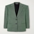Stella McCartney - + Net Sustain Oversized Wool-blend Blazer - Turquoise - IT36