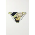 Tory Burch - Printed Bikini Briefs - Navy - x large