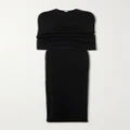 Loewe - Layered Cotton-jersey Maxi Dress - Black - FR34