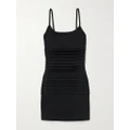 Dion Lee - Ribbed Organic Cotton-jersey Mini Dress - Black - UK 6