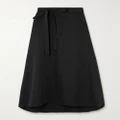 Joseph - Alix Cotton Midi Wrap Skirt - Black - FR34