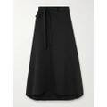 Joseph - Alix Cotton Midi Wrap Skirt - Black - FR34