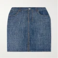 Bottega Veneta - Denim-effect Woven Midi Skirt - Blue - IT40