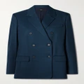 Theory - Double-breasted Twill Blazer - Navy - US00
