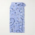 Etro - Floral-print Voile Pareo - Blue - One size