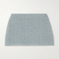 Gucci - Wool-blend Tweed Mini Skirt - Blue - IT38