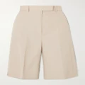 Thom Browne - Pleated Canvas Shorts - Neutral - IT38