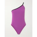 Lisa Marie Fernandez - + Net Sustain One-shoulder Swimsuit - Purple - 1