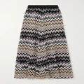 Missoni - Striped Metallic Crochet-knit Maxi Skirt - Multi - IT38