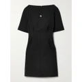 Givenchy - Embellished Wool And Mohair-blend Mini Dress - Black - FR44