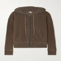 James Perse - Cotton-terry Hoodie - Brown - 0